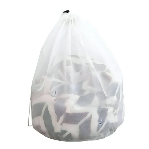 LAMIRO Large Laundry Bags 31" X 24" Mesh Laundry Bags with Drawstring Wash Bag for Delicates Garment Laundry Mesh Bag for Family College Dorm Apartment Laundry Basket