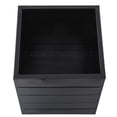thumbnail image 4 of CosmoLiving by Cosmopolitan 13", 10"W Indoor Outdoor Black Metal Planter (2 Count), 4 of 9