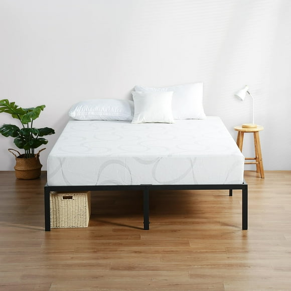 Olee Sleep Twin Mattress, 7 Inch Flex Gel Memory Foam Mattress, Gel Infused for Comfort and Pressure Relief, CertiPUR-US Certified, Bed-in-a-Box, Medium Firm, Twin Size