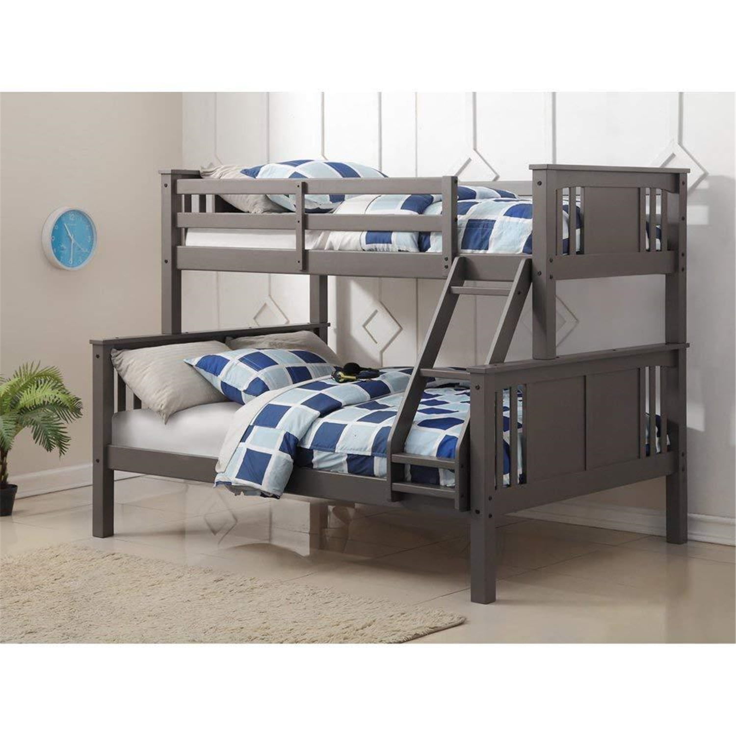Donco Kids Princeton Wood Bunk Bed Twin, Donco Twin Over Full Bunk Bed