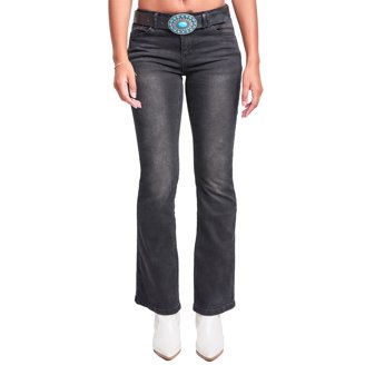 WallFlower Women's High-Rise Skater Jeans – Relaxed Fit, 100% Cotton, 30\" Inseam, Sizes 0-13
