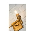 thumbnail image 3 of Lucas McKearn Felice 2-light Flame-shaped Bath Vanity Light in Distressed Gold, 3 of 4