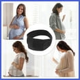 thumbnail image 6 of Vocoste 1 Pc Breathable Pregnancy Belly Band Adjustable Belly Band for Women Large Black, 6 of 6
