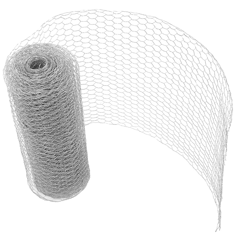 1 Roll Garden Wire Netting, Hexagonal Chicken Wire Fence for Poultry, Flexible Wire Mesh Net for Outdoor Use