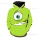 thumbnail image 4 of Sudadera con capucha de Disney para hombre para otoño e invierno con estampado 3D de Monsters Inc., ropa de calle de moda, ropa deportiva, sudaderas con capucha para hombre, 4 of 5