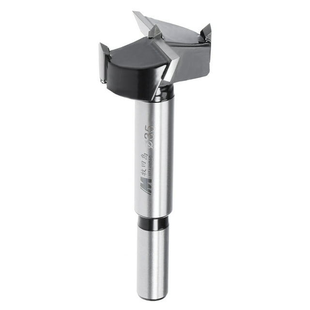 Unique Bargains Forstner Drill Bit, 35mm Diameter, 10mm x 30mm Shank
