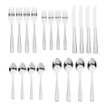 thumbnail image 3 of Chisel Mirrored 18/0 Stainless Steel 20 Piece Flatware Set, Service For 4, 3 of 4