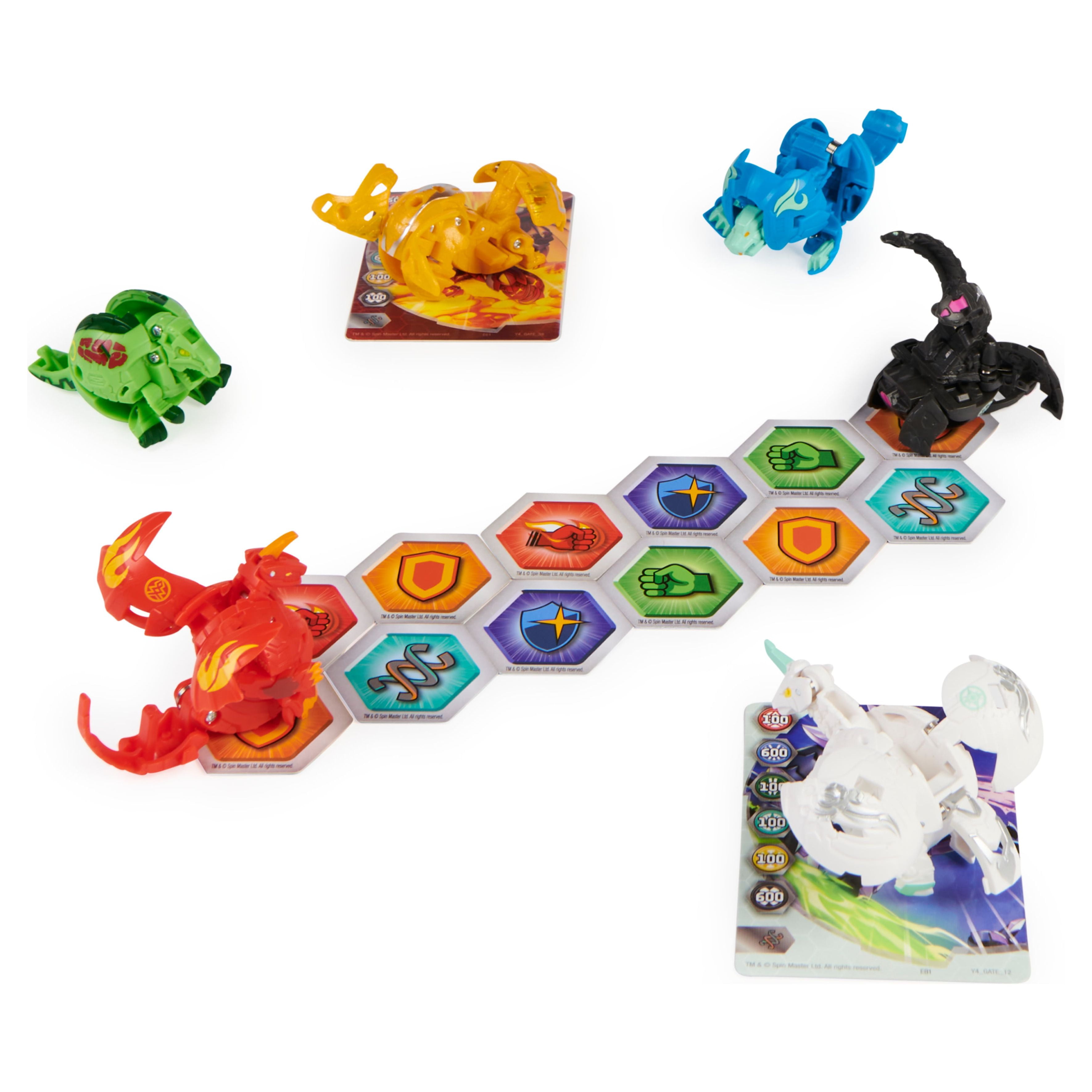 BAKUGAN - COFFRET DE 5 BALLES - SÉRIE 4 BATTLE STRIKE ASST - CAMIONS, ARMES  ET SUPERHÉROS / Bakugan