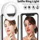 thumbnail image 5 of Anillo de luz para selfies [3 modos de luz] [recargable], luz LED para cámara de teléfono con clip, luz circular para selfies con brillo ajustable diseñada para iPhone X Xr Xs 11 12 Pro Max Android iP, 5 of 7