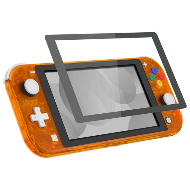 eXtremeRate Clear Orange DIY Replacement Shell for Nintendo Switch