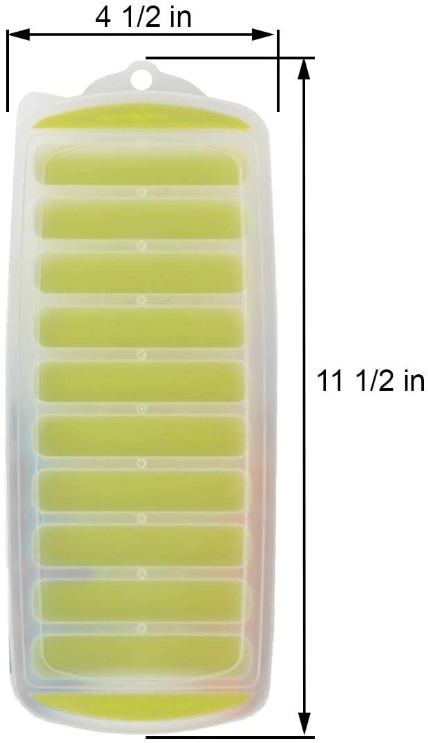 Lilys Home Ice Cube Trays with Easy Push Pop Out Narrow Stick Cubes for SW435