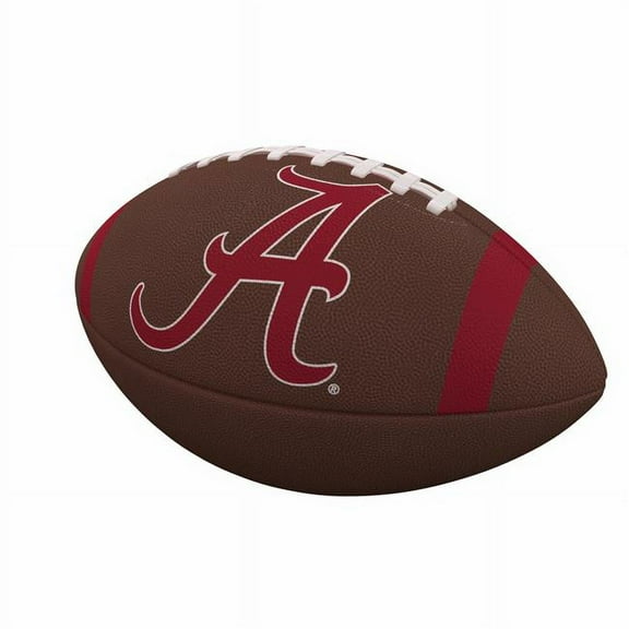 Alabama Crimson Tide Team Stripe Official-Size Composite Football