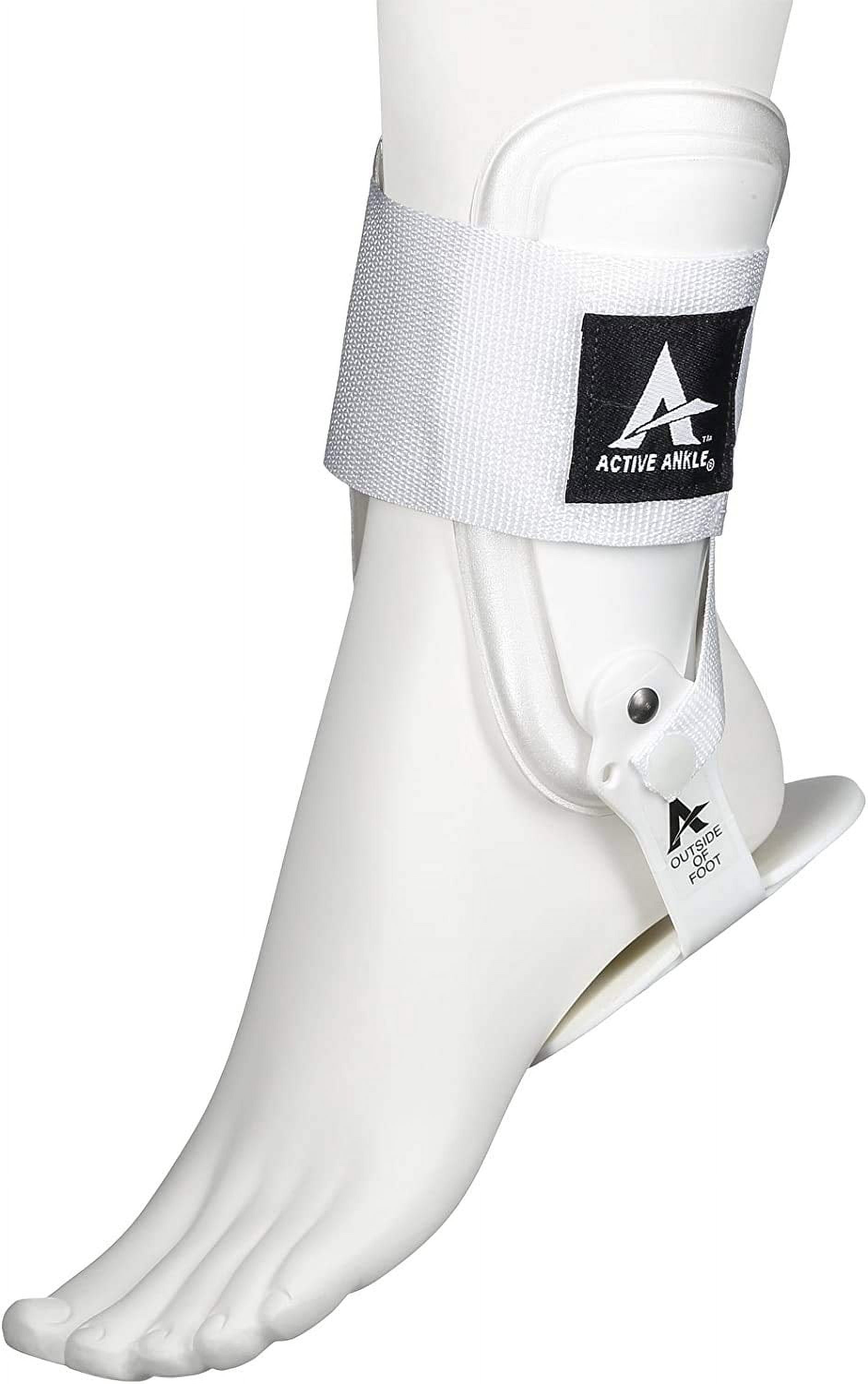 Active Ankle T2 Ankle Brace, White, Large HSA/FSA Eligible