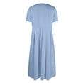 thumbnail image 4 of CIENVNSTG Maxi Dress for Women A-Line Classic Breathable New Dress Elegant Versatile Beach Dress, 4 of 6