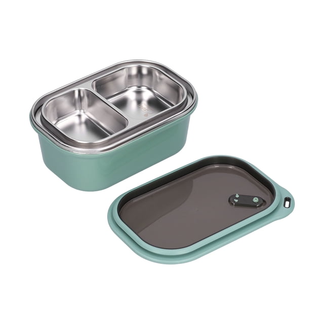 Stainless Steel Bento Lunch Box for Kids and Adults, Leakproof Large Capacity Dishwasher Safe Lunch Container Portable Modern Style Adult Food Container Storage Box