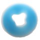 thumbnail image 1 of Almohada Facial de Silicona Shamjiam SPA Azul, 1 of 9
