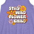 thumbnail image 2 of Instant Message - Stay Wild Flower Child - Toddler & Youth Girls A-line Dress, 2 of 5