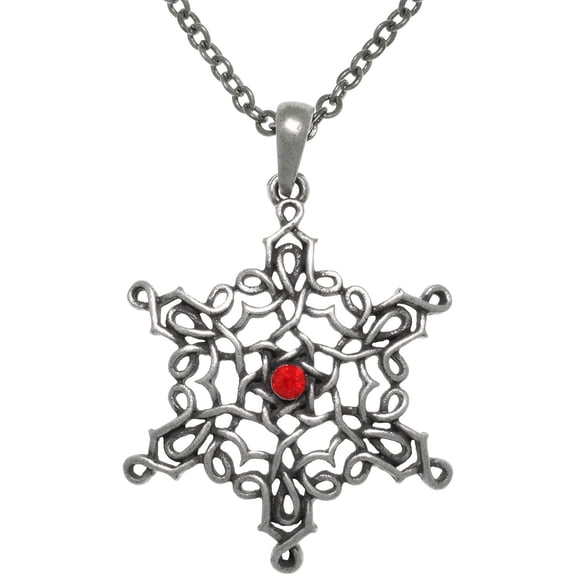 Jewelry Trends Pewter Celtic Knot Star Of Creation Pendant on 23 Inch Chain Necklace