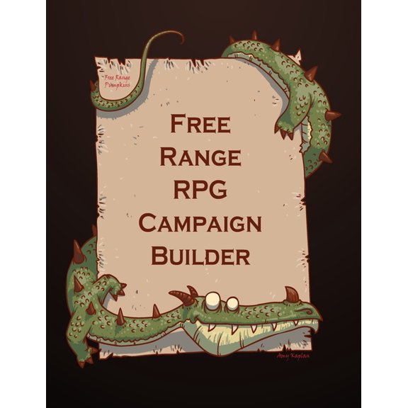 Free Range RPG Campaign Builder, (Paperback)