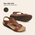 thumbnail image 6 of DREAM PAIRS Women's Comfort Walking Sandals Arch Support Athletic Sandals with Adjustable Straps Ergonomic Non-Slip Outdoor Strappy Sandals, 6 of 8