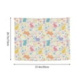 thumbnail image 6 of Kdxio Flower Color Rabbit Wall Hanging Tapestries Banner For Bedroom College Dorm Home Living Room Party Decor 29X37 In, 6 of 8