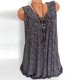 thumbnail image 2 of Gibobby Blusa de moda para mujer con cuello en V, informal, suelta, con estampado floral, blusa(Gris oscuro,XG), 2 of 5