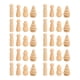thumbnail image 1 of Muñecas con Clavijas de Madera ANGGREK Multiusos Sin Terminar 4 Formas Para Manualidades, 1 of 8