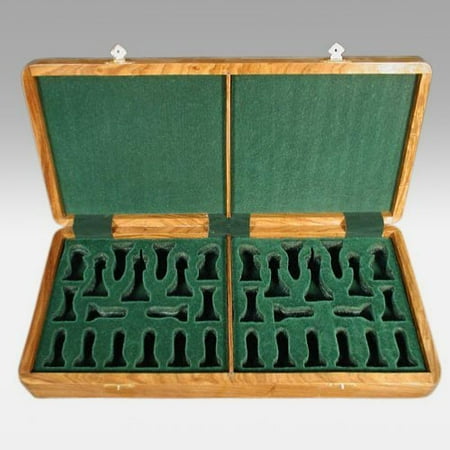 Luxury Wooden Chess Box - 4 In. King