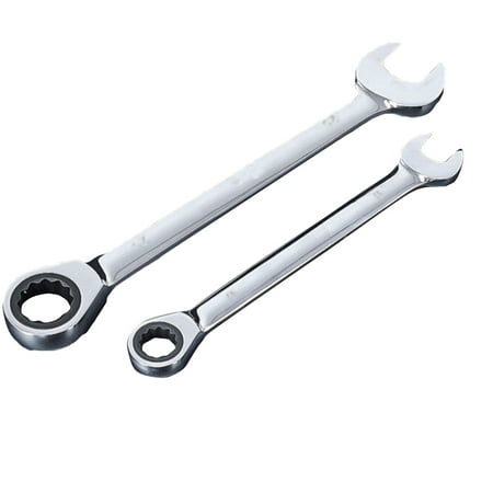 

Frcolor Ratchet Wrench Spanner Wrenches Head Dual Set Tool Ratcheting Spanners Metric 6Mm 10Mm Gear Flex Britool Dicephalous