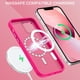 thumbnail image 4 of Funda de teléfono BENTOBEN para iPhone 13 Mini, translúcida, rosa intenso, 4 of 9