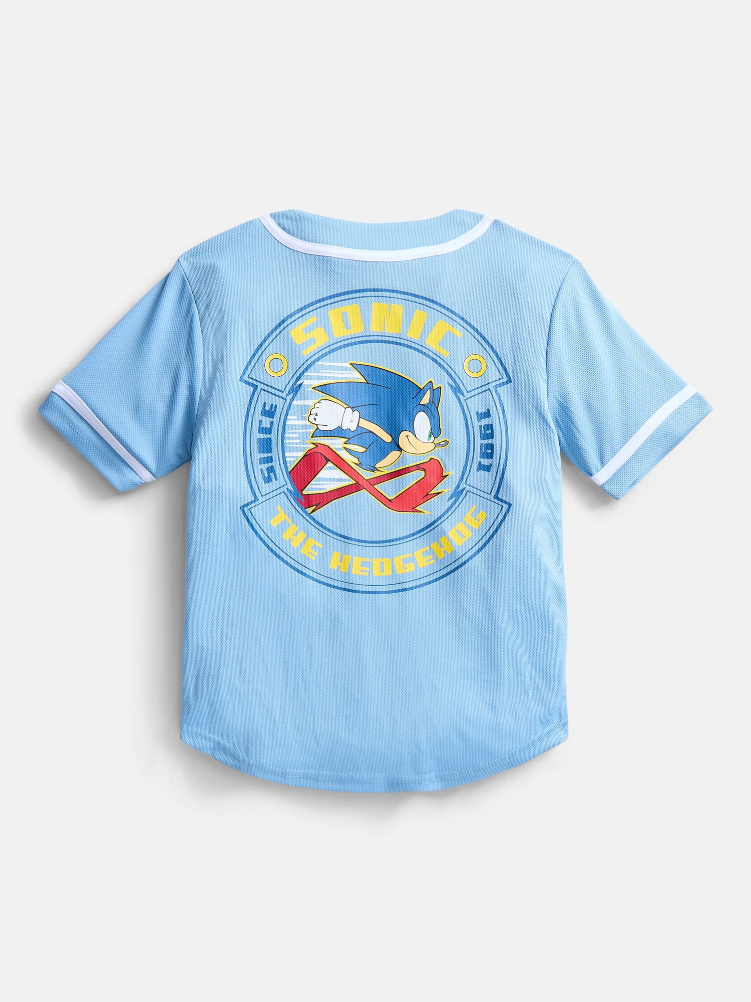 Sonic the Hedgehog Boys Baseball Jersey and Matching Shorts Set, 2-Piece, Sizes 4-12