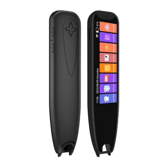 Smart Translator Pen, Reading Pen, Dictionary Pen, Translation Device Suitable for Language learners, Reading, Business Traveling etc. Voice Translation Supports 142 Languages