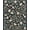 Ivory, Pattern 2, variant on ODIKA 4'x6' Machine Washable Non-Slip Area Rug, Midnight Bloom Vinework with Elaborate Petal Filigree Accents High Traffic Rug, Ivory, 215742