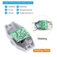 thumbnail image 5 of Uxcell AC 110V 100W Welding Lamp Dimmer White Rotary Cord Switch, 5 of 6
