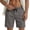 Dark Gray, variant on Men's Casual Shorts ,Casual Linen Shorts For Summer Comfort And Relaxed Fit With Adjustable Drawstring Side Pockets (Beige ,Large)
