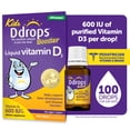 thumbnail image 3 of (3 pack) Kids Ddrops Booster Liquid Vitamin D3 Drops, 600 IU Per Drop, 0.09 fl oz, 3 of 9
