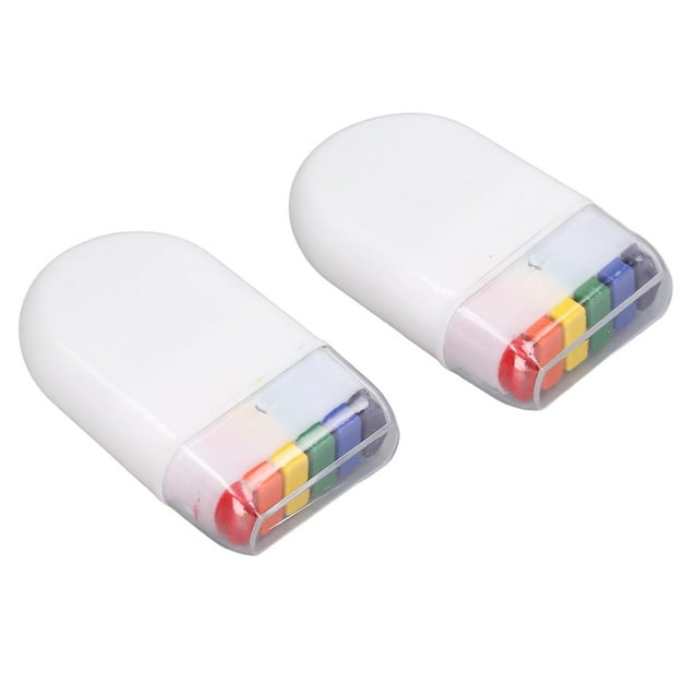2Pcs Flag Face Paint 6 Colors Rainbow Stripe Fan Brush Stick Face Body Paint for Festivals Celebrations Party