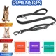 thumbnail image 4 of Suministros para mascotas de alta calidad, correa de tracción elástica multifunción para perros, cinturón de seguridad para el automóvil, acolchado, retráctil, reflectante de nailon, 4 of 5
