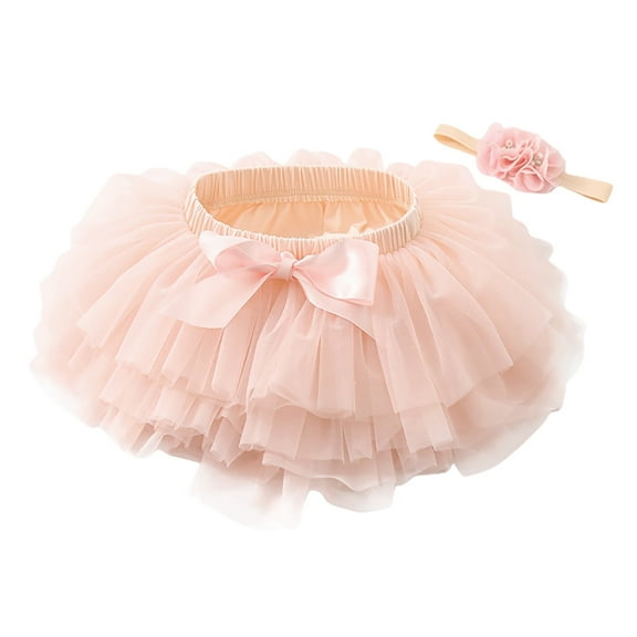 Ediodpoh Tutu Skirts for Women Baby Girls Soft Tutu Skirt Set with Hairband for Party Carnival Toddler Girl Women's Skirts Hot Pink S