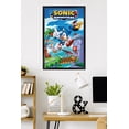 thumbnail image 2 of Sonic Superstars (2023) - Group Scene Wall Poster, 22.375" x 34" Framed, 2 of 5