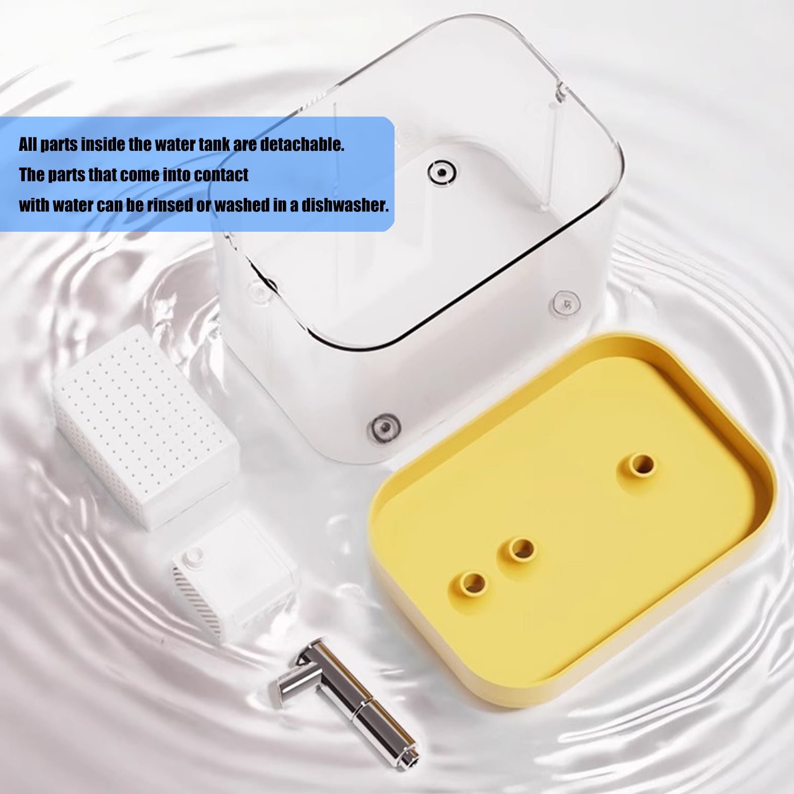 Quiet Automatic Dog Waterer Dispenser Mute Indoor Pet Drinking Fountain Easy to Drink
