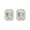 Yellow Gold, variant on 1 to 6 Carat IGI CERTIFIED LAB GROWN Round Halo Diamond Earrings for Women Push Back IDEAL CUT (D-E Color VS1-VS2 Clarity) Platinum 1 Carat Princess Shape