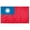 3x5 ft Nylon Flag, variant on AGAS Taiwan Flag 4x6 inch - 11" Plastic Pole 100% Polyester Stitched Edges Taiwanese Mini Flag on a Stick