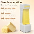 thumbnail image 4 of ABPETE One-Touch Butter Cutter, 2025 New Portable Butter Cutter with Stainless Steel Blade, Cutter Slicer Single Stick, Butter Slicer for Bread, Cakes, Cookies(2pcs), 4 of 8