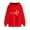 Red Sweatshirt for Winter, variant on XPMWRP Women's Print Hoodies Drawstring Sweatshirt Loose Casual Sweaters Long Sleeve Fall Winter Oversized Pullover Tops Green S
