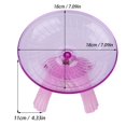 thumbnail image 1 of Wheel Spinner Silent Exercise Roller Sturdy Anti-Slip Non-Toxic Durable Safe  Material for Hamster Exercise, 1 of 7