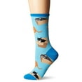 thumbnail image 2 of Socksmith Cat in A Box Socks Azure Size 9-11, 1 EA, 2 of 2