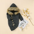 thumbnail image 3 of Odeerbi Baby Girls Boys Clothes Baby Rompers Infant Winter Keep Warm Knit Hoodie Romper Sweater Jumpsuit, 3 of 9