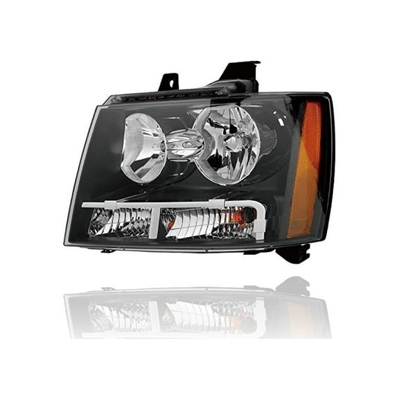 Headlight Assembly - Cooling Direct Fit/For GM2502263 07-14 Chevrolet Tahoe/Suburban/Avalanche, 08-13 Tahoe-Hybrid - Left Hand - Driver, CAPA