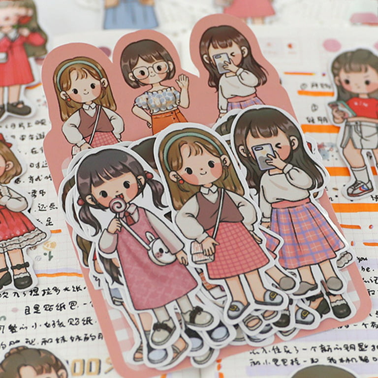 Trash Day Luna Stickers Planner Stickers Cute Character Girl 